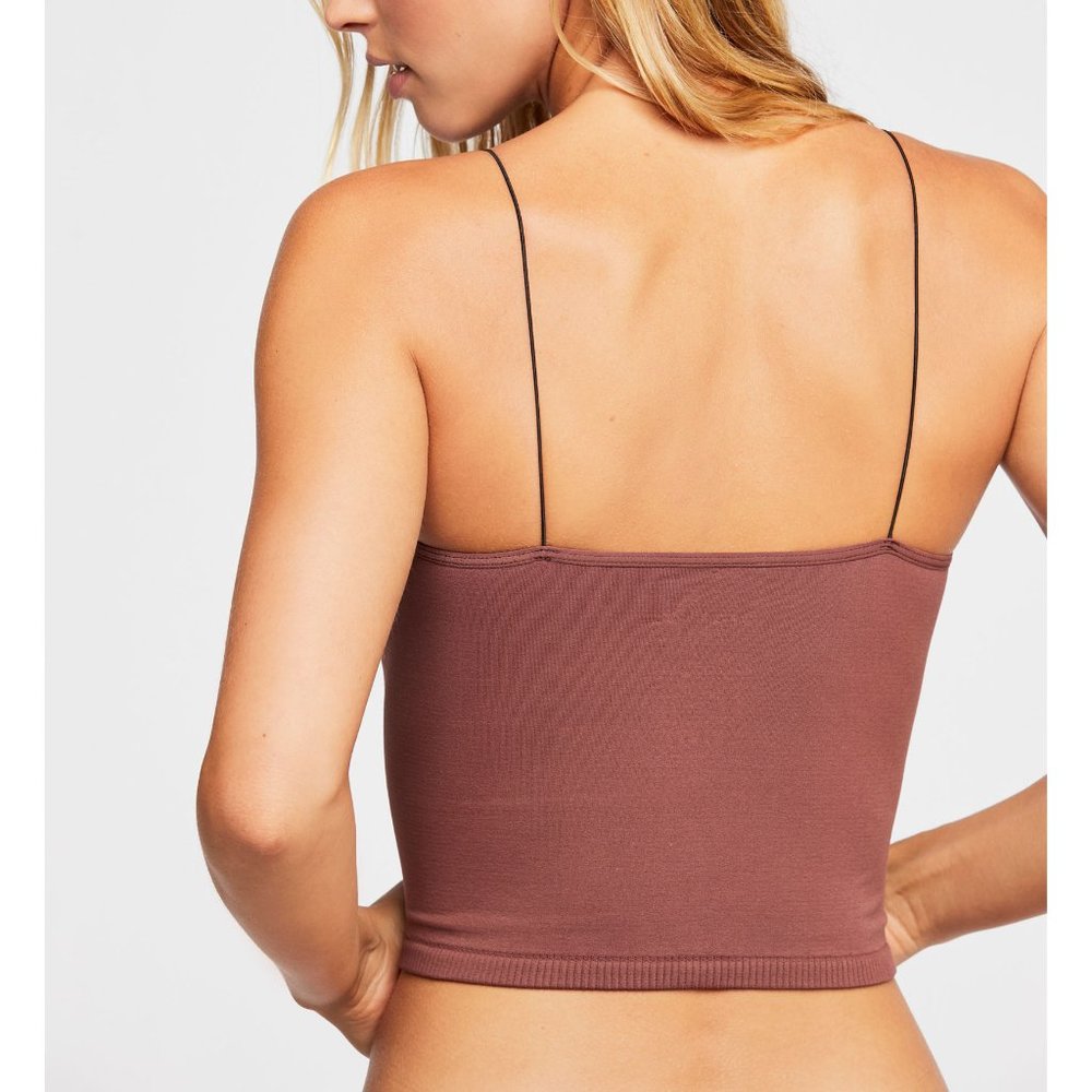 FREE PEOPLE Skinny Strap Seamless Brami / Coco - Picture 2 of 5